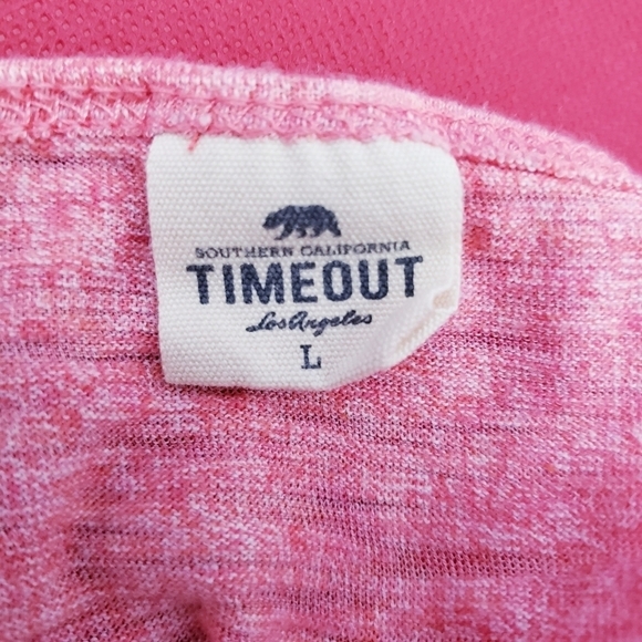 Time out Los Angeles 3 quarter sleeve top L - Picture 6 of 8